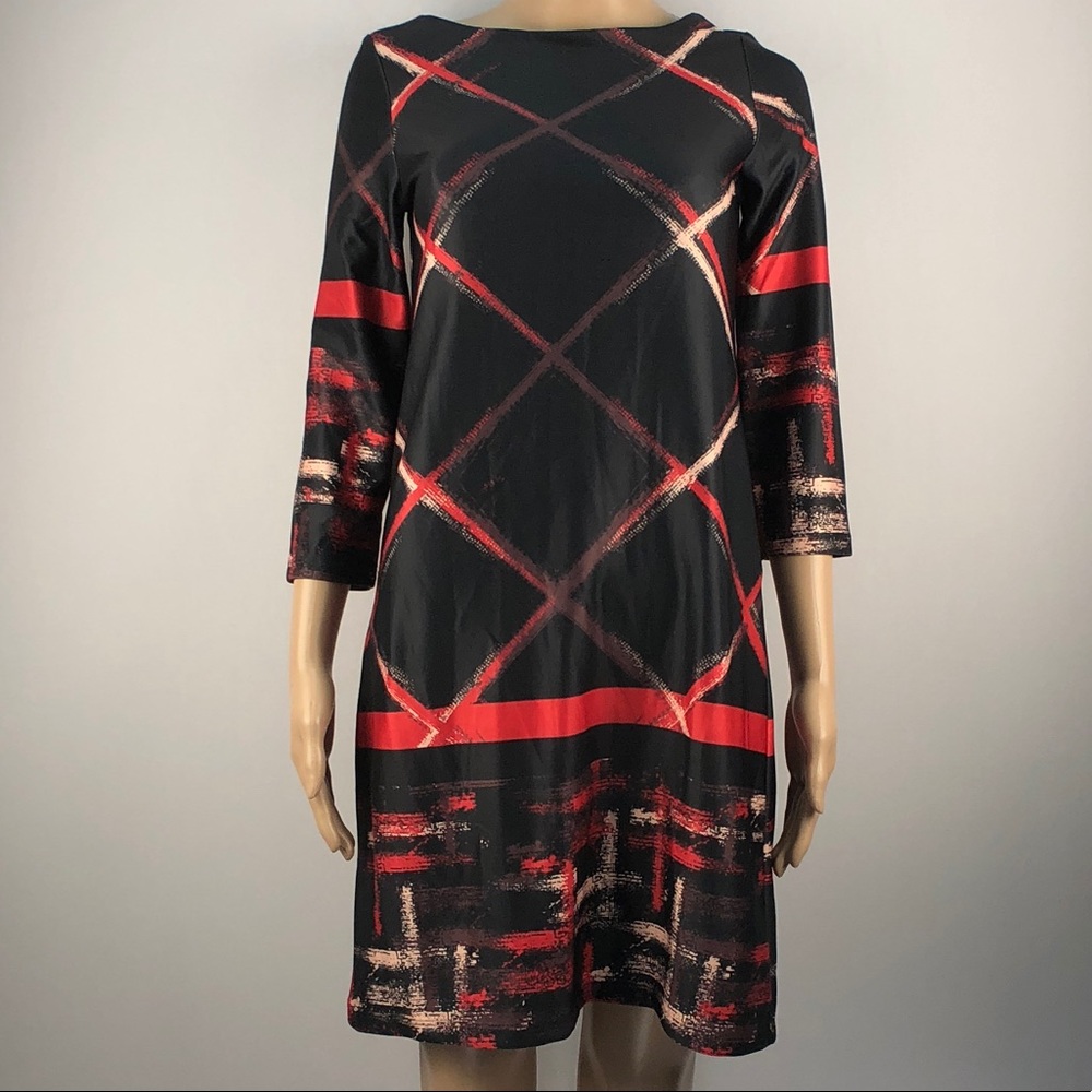 Isle BLack jack long sleeve dress